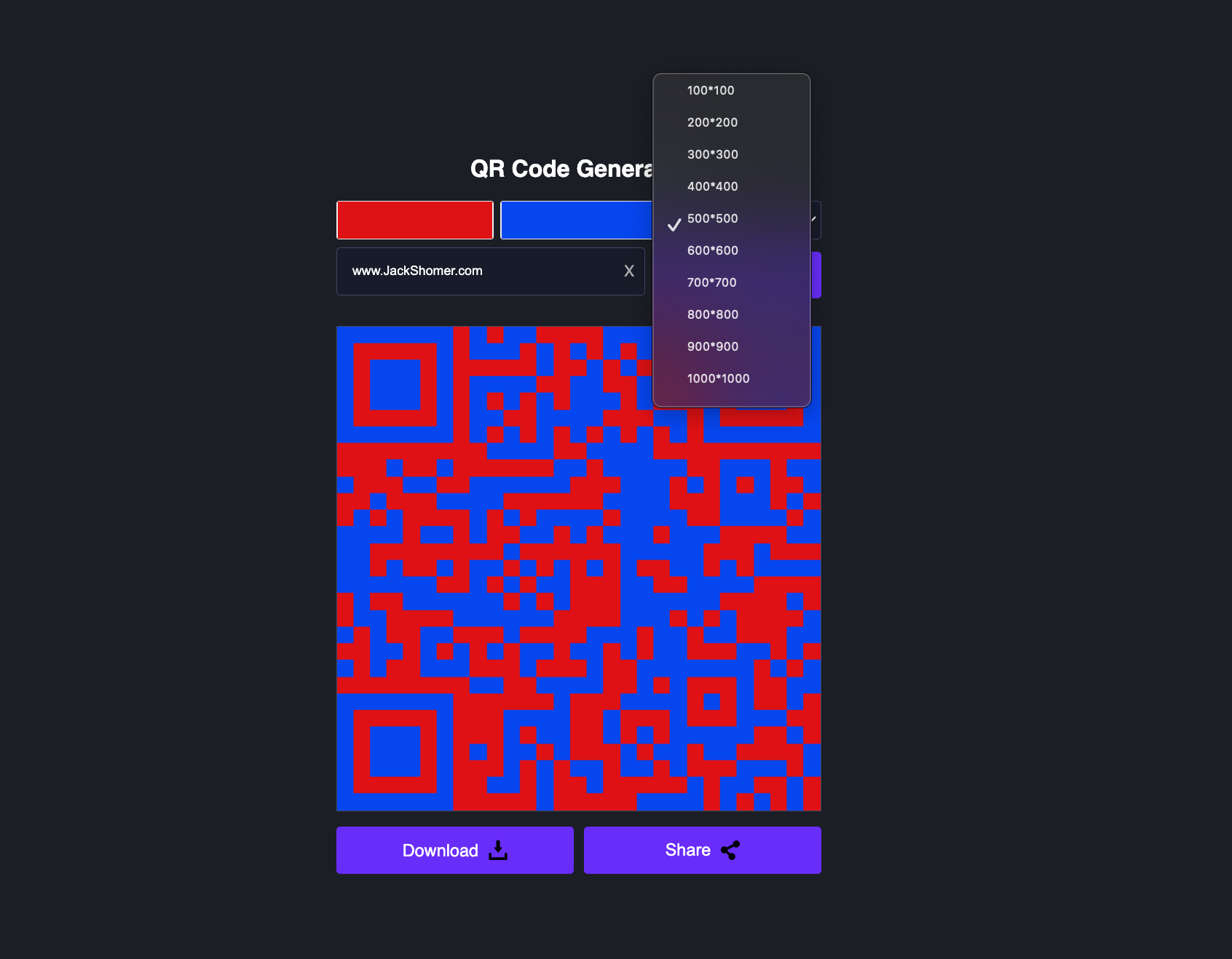 QR Code Generator