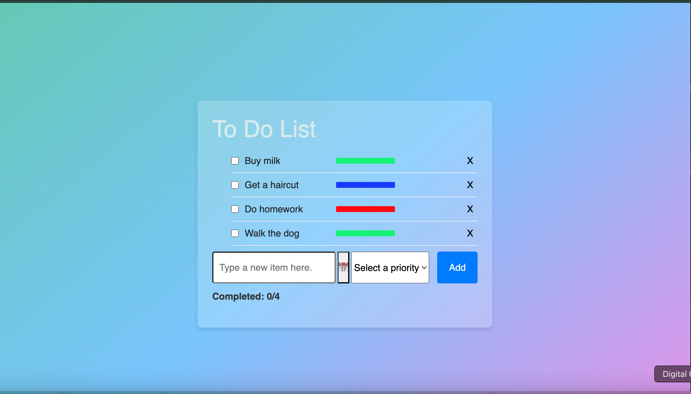 Confetti-Filled To-Do List