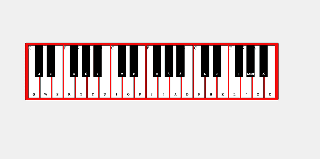 Casio-Inspired Virtual Piano screenshot 1